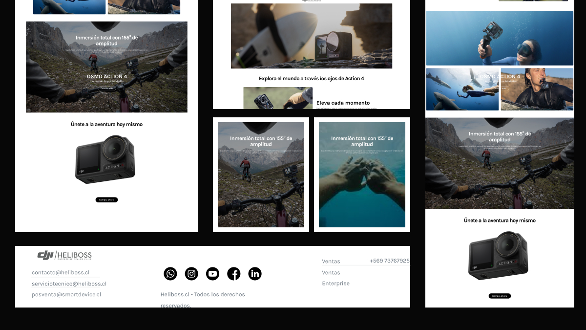 Heliboss Landing Page - section image